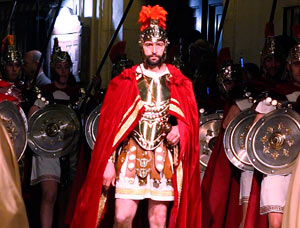 Personajes romanos de la representación